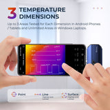 TOPDON TC001 Smartphone & Tablet Thermal Imaging Camera – 256×192 IR Resolution, -4°F to 1022°F Temperature Range, USB-C Plug & Play, Android & Windows Compatible, Portable Infrared Thermography Tool