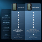 TopScan OBD2 Scanner – Pocket-sized, smartphone-compatible tool for 60+ car brands. Read/clear codes, AutoVIN, bidirectional tests, I/M readiness, DTC guide; Lite for DIY, Pro for advanced resets.