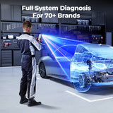 TopScan OBD2 Scanner – Pocket-sized, smartphone-compatible tool for 60+ car brands. Read/clear codes, AutoVIN, bidirectional tests, I/M readiness, DTC guide; Lite for DIY, Pro for advanced resets.