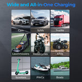TOPDON Tornado4000 Smart Battery Charger & Maintainer | 6V/12V Lead-Acid & 12V Lithium | 9-Step Smart Charging | 5 Charging Modes | IP65 Water-Resistant