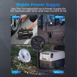 TOPDON Tornado4000 Smart Battery Charger & Maintainer | 6V/12V Lead-Acid & 12V Lithium | 9-Step Smart Charging | 5 Charging Modes | IP65 Water-Resistant