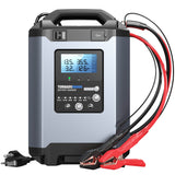 TOPDON Tornado90000 Smart Battery Charger | 12V & 24V Lead-Acid & Lithium Charger for AGM, GEL, EFB Batteries | 6 Charging Modes, 9-Step Smart Charging, ECU Programming, 5-90A