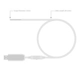 ThinkCar USB Video Scope (USB) - 60" USB Video Inspection Scope Camera with Led Light For Automotive Diagnostic Equipment -