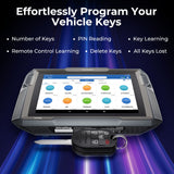 TOPDON UltraDiag OBD2 Scanner & Key Programmer – 8" Android 11 tablet, 100+ car brands, 30 reset services, full-system diagnostics, key learning, PIN reading, bidirectional control, AutoVIN, Bluetooth VCI.