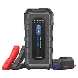 V2200Plus 2-in-1 Jump Pack & Battery Tester – 2200A, 35 Jumps, Bluetooth Battery Reports, LED Light, Boost Function & Charges Devices on the Go