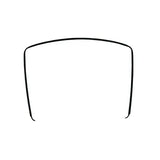 Precision Replacement Parts 3-Sided Windshield Reveal Molding for 1990-1997 Lincoln Town Car Windshield Trim Replacement OEM Fit SKU: WFS D1100 IBC-XCP100