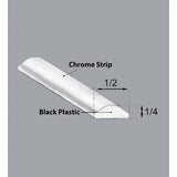 Precision Replacement Parts WLS 848/853 SP Glass Seal Lockstrip – Durable Automotive Window Trim Seal for Windshield & Side Glass, OEM-Style Fit & Protection