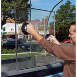 T-Cup 6-Inch Suction Cup Lifter with Horizontal Handle – 70 lb Load Capacity, Concave Rubber Cup, Red-Line Vacuum Indicator, Aluminum T-Handle, for Flat & Curved Surfaces