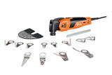72297062090 FEIN MultiMaster MM700 1.7Q Autoglass Set Corded Oscillating Multi-Tool with Cutting Blades, Protective Cover, Tool Case