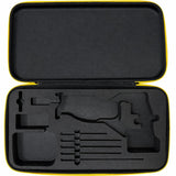 GRB007 Glass Rebel Elite Case, Custom Fitted Tool Carrying Case for Auto Glass Removal Equipment, Protective Storage Organizer for Tool, Blades, Battery, Charger & Sharpener