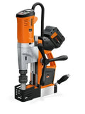 71700564090 FEIN 18V Cordless Magnetic Base Drill Kit 1-3/8 Inch Capacity with 5 HSS Annular Cutters, Dual 8.0Ah Batteries, Rapid Charger, Portable Metal Drill