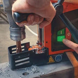 72732462090 | FEIN Endurance Magnetic Base Drill Kit 18V 1-1/2 Inch Capacity with 6 TCT ULTRA SPEED Cutters, Heavy Duty Core Drilling Machine Set