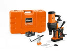 72732462090 | FEIN Endurance Magnetic Base Drill Kit 18V 1-1/2 Inch Capacity with 6 TCT ULTRA SPEED Cutters, Heavy Duty Core Drilling Machine Set