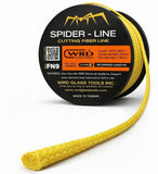 WRD Spider Line FN9 Series Auto Glass Cutting Fiber Line – 535 lb Tensile Strength, Heavy-Duty Semi-Flat Braided Windshield Removal Line, 315 ft (96m) Spool