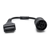 TOPDON HD 9-Pin Cable for Phoenix Max & Phoenix Smart Scanners | Heavy-Duty Vehicle Diagnostic Adapter | Connects 9-Pin Sockets | Durable, Reliable, Professional-Grade Cable