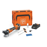 71380562090 FEIN AKFH 18-5 T AS 18V Cordless Beveler Basic Set 45° Milling Head, 8.0Ah Battery, Rapid Charger, Metal Edge Beveling Tool L-BOXX Case