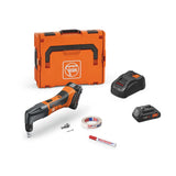 FEIN 71320565090 ABLK 18 1.3 CSE AS Cordless Nibbler Set with 2 Li-Ion Batteries & Charger – 17 Gauge Sheet Metal Cutting Tool Kit for Roofing HVAC & Metal Fabrication