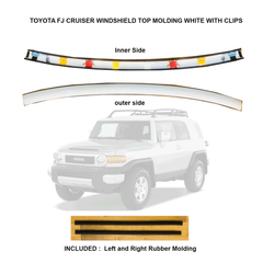 GGG TOYOTA FJ CRUISER FRONT WINDSHIELD REVEAL MOLDING FW-2652 2007